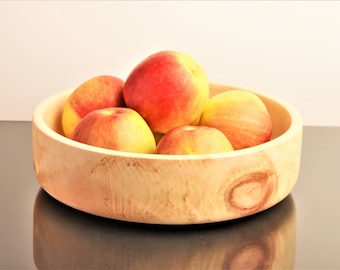 Fruit bowl made of Swiss pine wood, bread bowl, Swiss pine wood, gift, Christmas gift, birthday gift