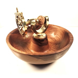Nutcracker, with turned bowl, Christmas, gift, nutcracker bowl, Christmas gift, birthday gift,