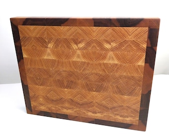 Oak cutting board, chopping board, end grain cutting board, gift, wedding, barbecue, cooking, Christmas gift, birthday