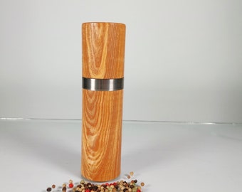 Pfeffermühle, Salzmühle, Gewürzmühle, Holz Esche, Geschenk für Hochzeit, Weihnachtsgeschenk, Geburtstagsgeschenk, Ausverkauft