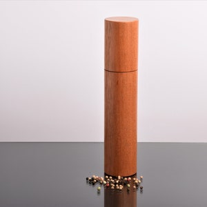 Pepper mill, Salt mill, Spice mill, Multi-seasoning, Wood mahogany, Gift for wedding, Christmas present, Birthday present,