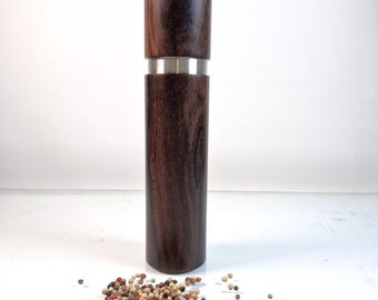 Pepper mill, salt mill, spice mill, multi-purpose mill, wooden truffle beech, gift for wedding gift, birthday gift,