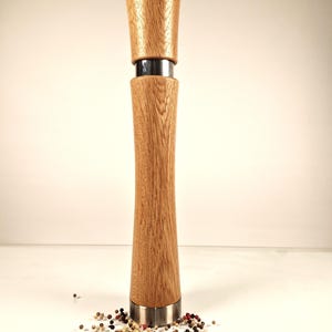 exclusive pepper mill / salt mill PremiumLine - wood oak, gift, wedding, Christmas gift, birthday gift,