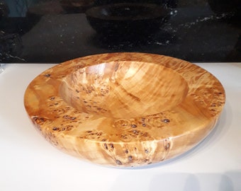 Unique, fruit bowl, designer bowl, wooden bowl, decorative bowl, poplar burl, truffle beech, Christmas gift, birthday gift,