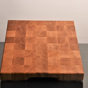 Cutting Board Oak, Professional Dulcimer, End Wood Cutting Board, Gift, Wedding, Barbecuing, Cooking, Christmas Gift, Birthday