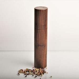 Pepper Mill, Salt Mill, Spice Mill, Wooden Black Walnut, Gift for Wedding, Christmas Gift, Birthday Gift,