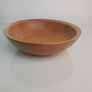Wooden bowl, fruit bowl, Christmas gift, decorative bowl, cherry tree wood, gift, wedding, birthday,
