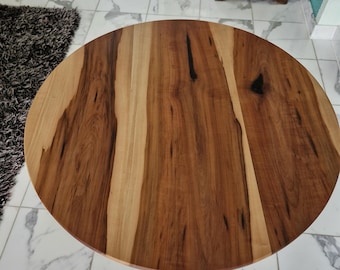 Coffee table, side table – living room table Elsbeere, round with Swiss edge,