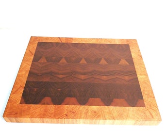 Walnut cutting board, chopping board, end grain cutting board, gift, wedding, barbecue, cooking, Christmas present, birthday
