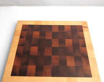 Cutting board, snack board, chopping board, end grain cutting board two-sided, gift, grilling, cooking, Christmas present, birthday,