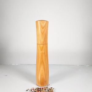 Pepper mill, salt mill, spice mill, eye-catcher, wooden wild cherry, gift for wedding, Christmas gift, birthday gift,