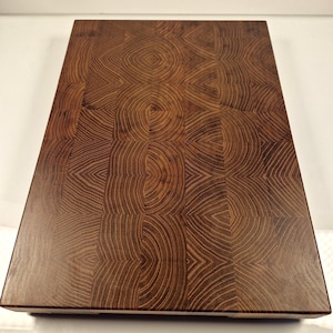 Cutting board Robinia smoked, chopping board, end grain cutting board, gift, wedding, barbecue, cooking, birthday,