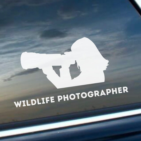 FEMINIST STICKER, Small VINYL Stickers, Cute Car Decals, Deco Stickers, Aesthetic Camera Logo Wildlife Photographer Decal for Gift