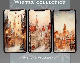 Christmas Wallpaper, Christmas Phone Wallpaper, Cozy Christmas pictures, Winter Phone Wallpaper, Cozy winter wallpaper, Phone Wallpapers