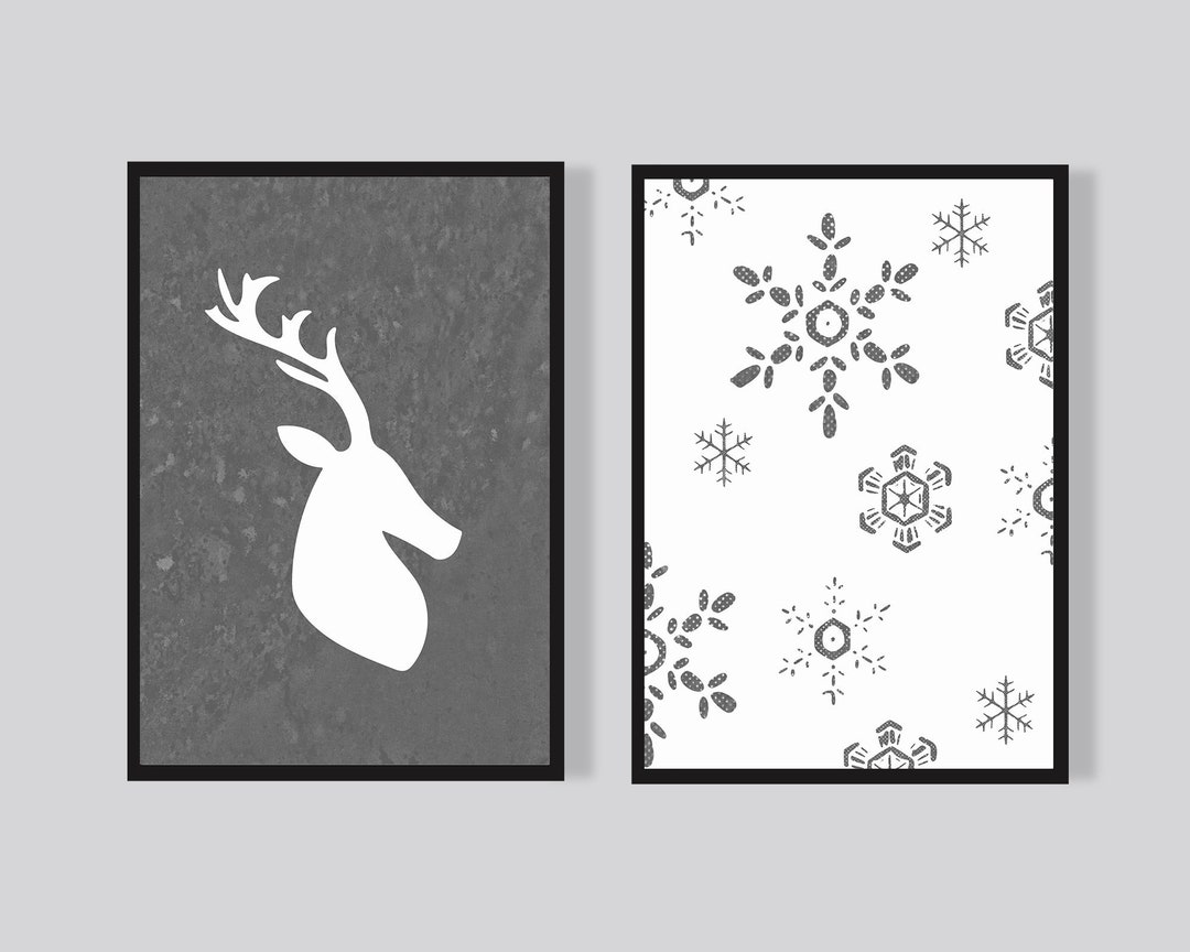 christmas-printable-wall-art-set-of-2-prints-downloadable-grey