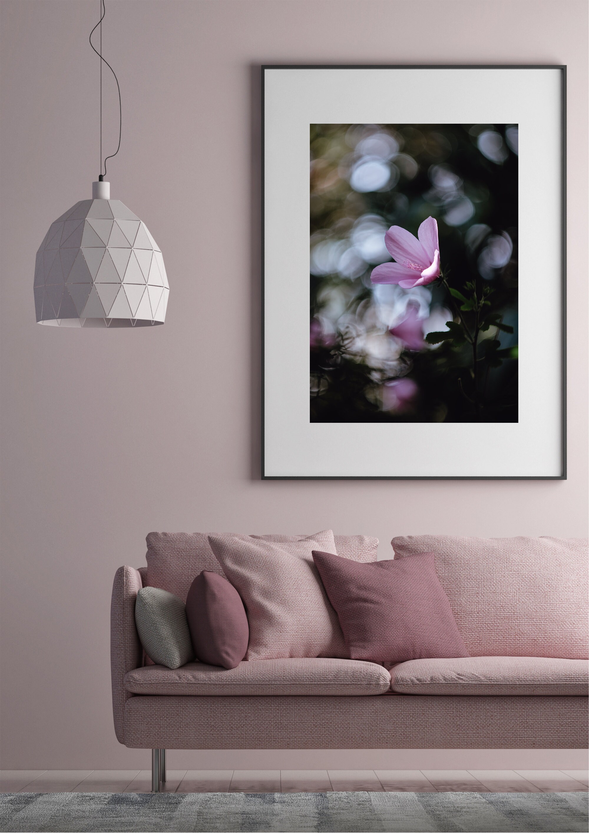 Floral Wall Art, Pink Flower Photo, Floral Home Decor, Pink Flower Wall