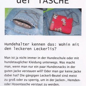 BAGins Leckerliebeutel für die Hosentasche Pfoten Futterbeutel Bild 2