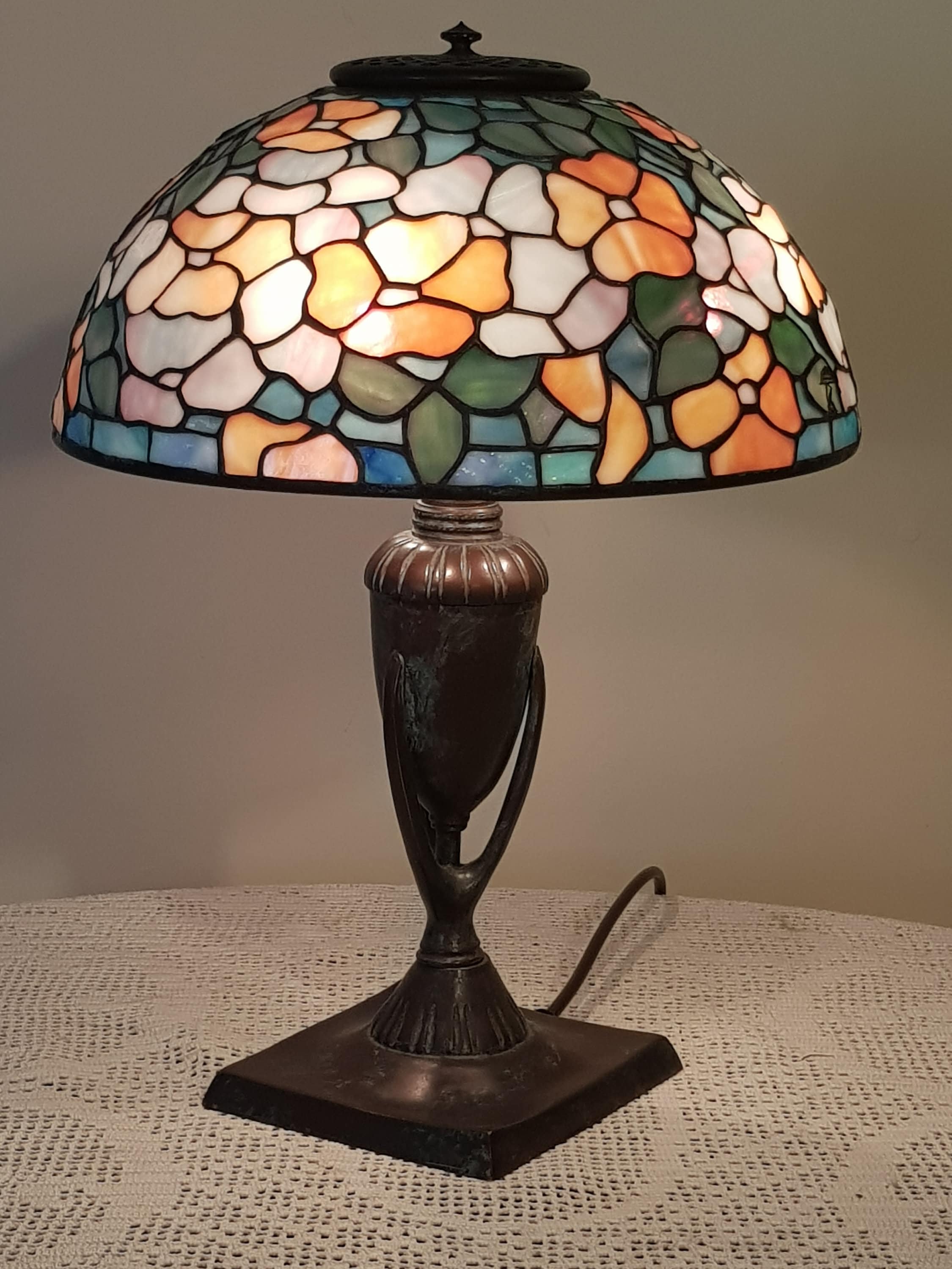 Tiffany Replica Lamp DOGWOOD 12 Etsy UK