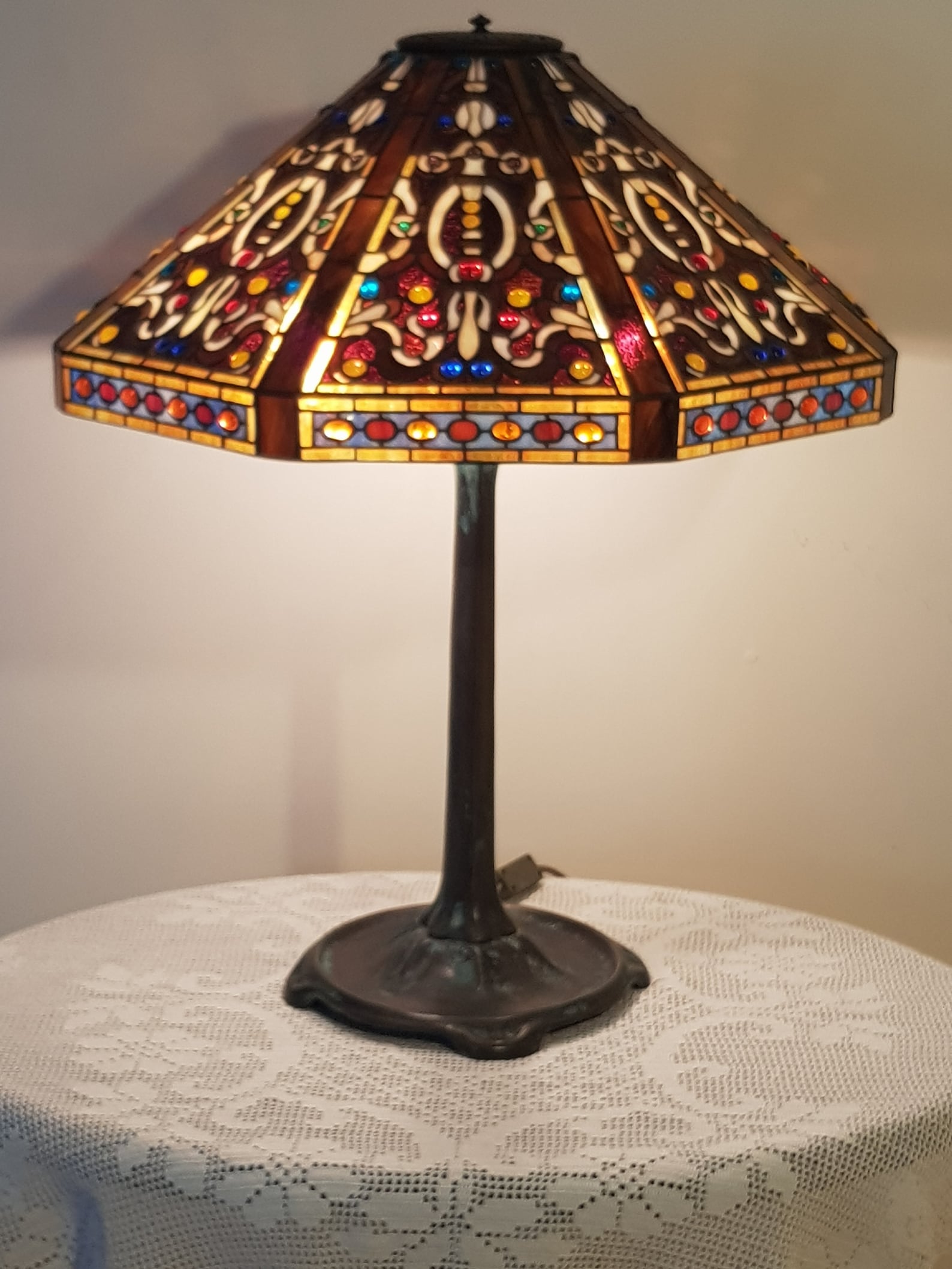 Tiffany replica lamp ELISABETHAN Etsy