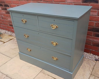 Painted Early 20th Century Satinwood Chest of Drawers.