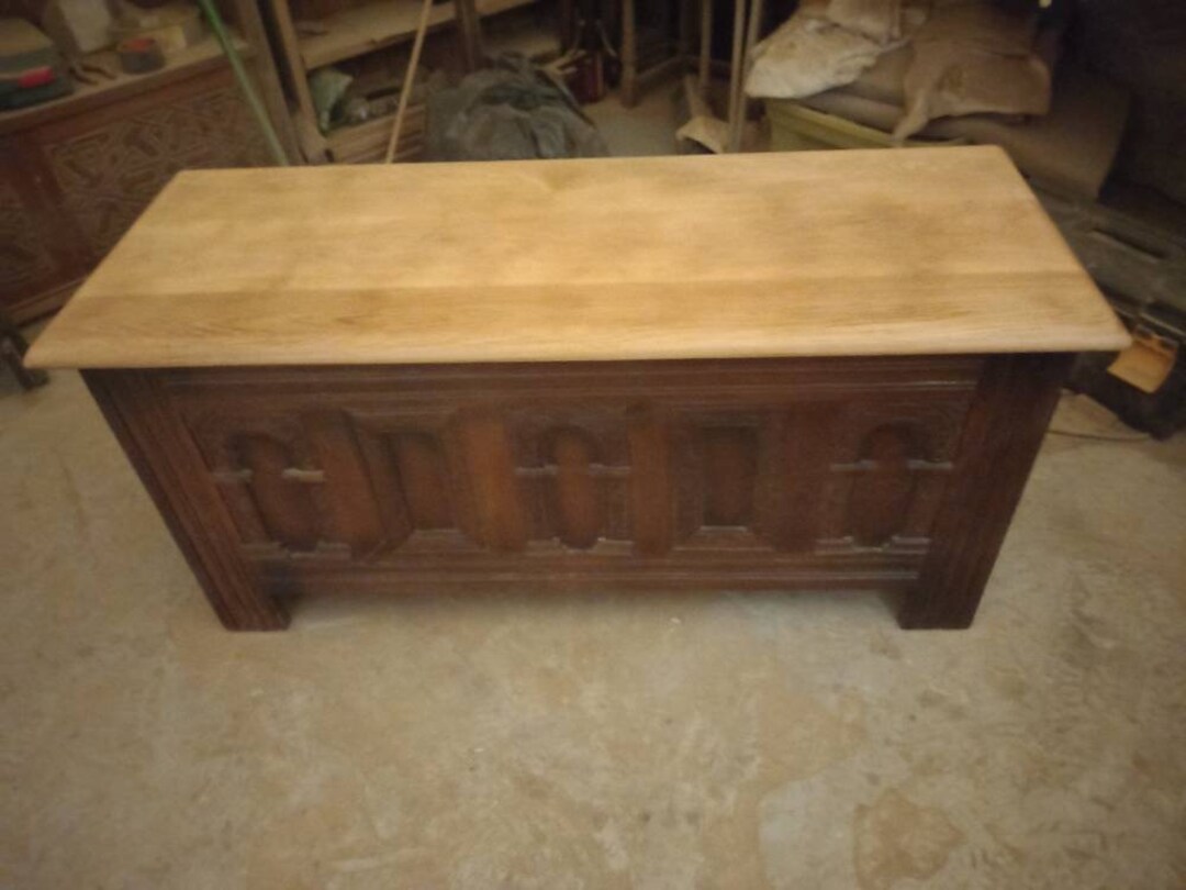 Part Stripped Oak Old Charm Blanket Box. Etsy UK