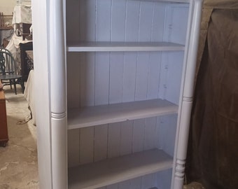 Painted Full Height Solid Pine Bookcase.