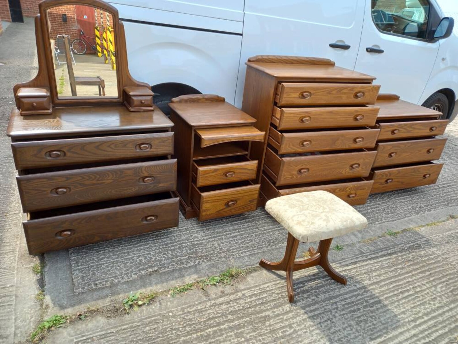 Quality Elm Bedroom Set By Jentique Furniture. Etsy