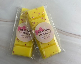 Blonde Moment Highly Scented Strong Fragrance Wax Melt Snap Bar Perfume sweet fruity