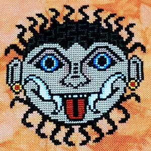 Gorgon Medusa Cross stitch pattern