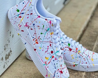 Air Force 1 Custom Paint Splatter Bunt