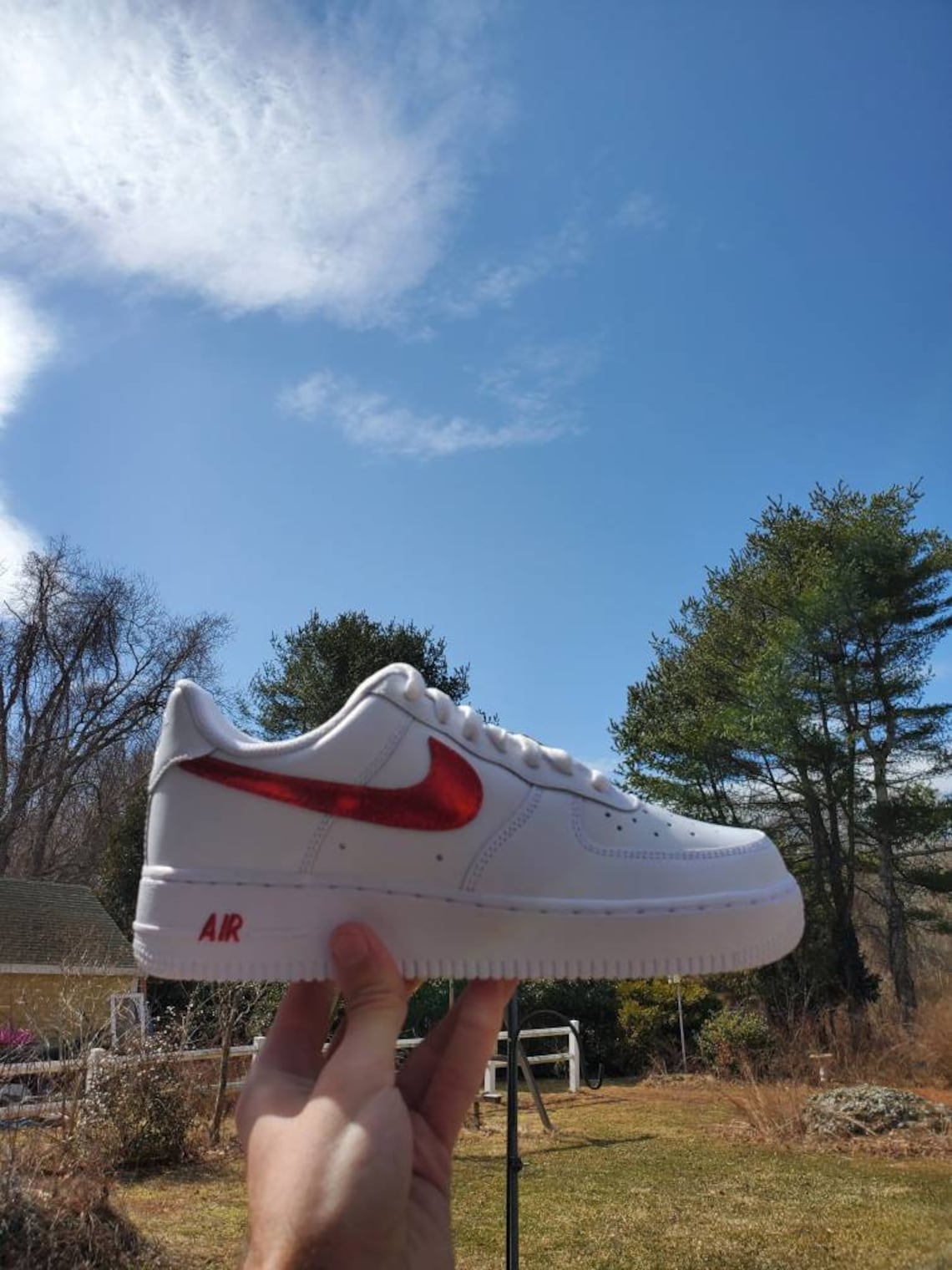 glitter air force 1 junior