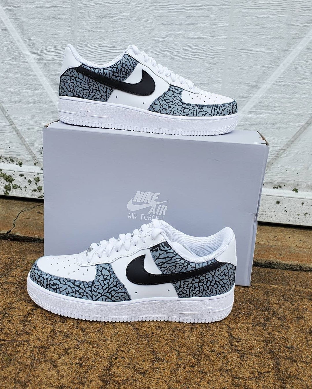 Air Force 1 Custom elephant Print Etsy