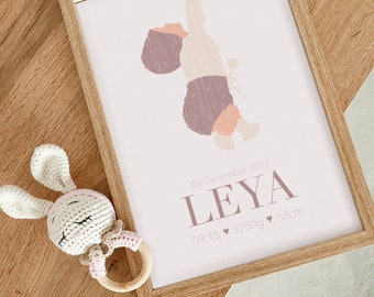 Custom baby portrait Newborn gift Baby Portrait from Photo Baby Gift Personalised Nursery decor