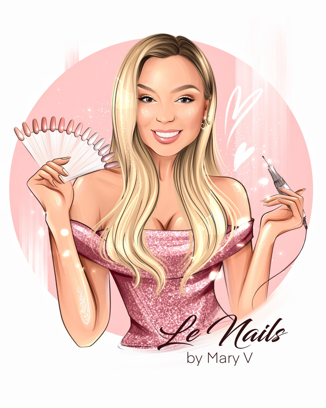 Nail Artist Logo Nail Studio Art Beauty Logo Design Custom - Etsy