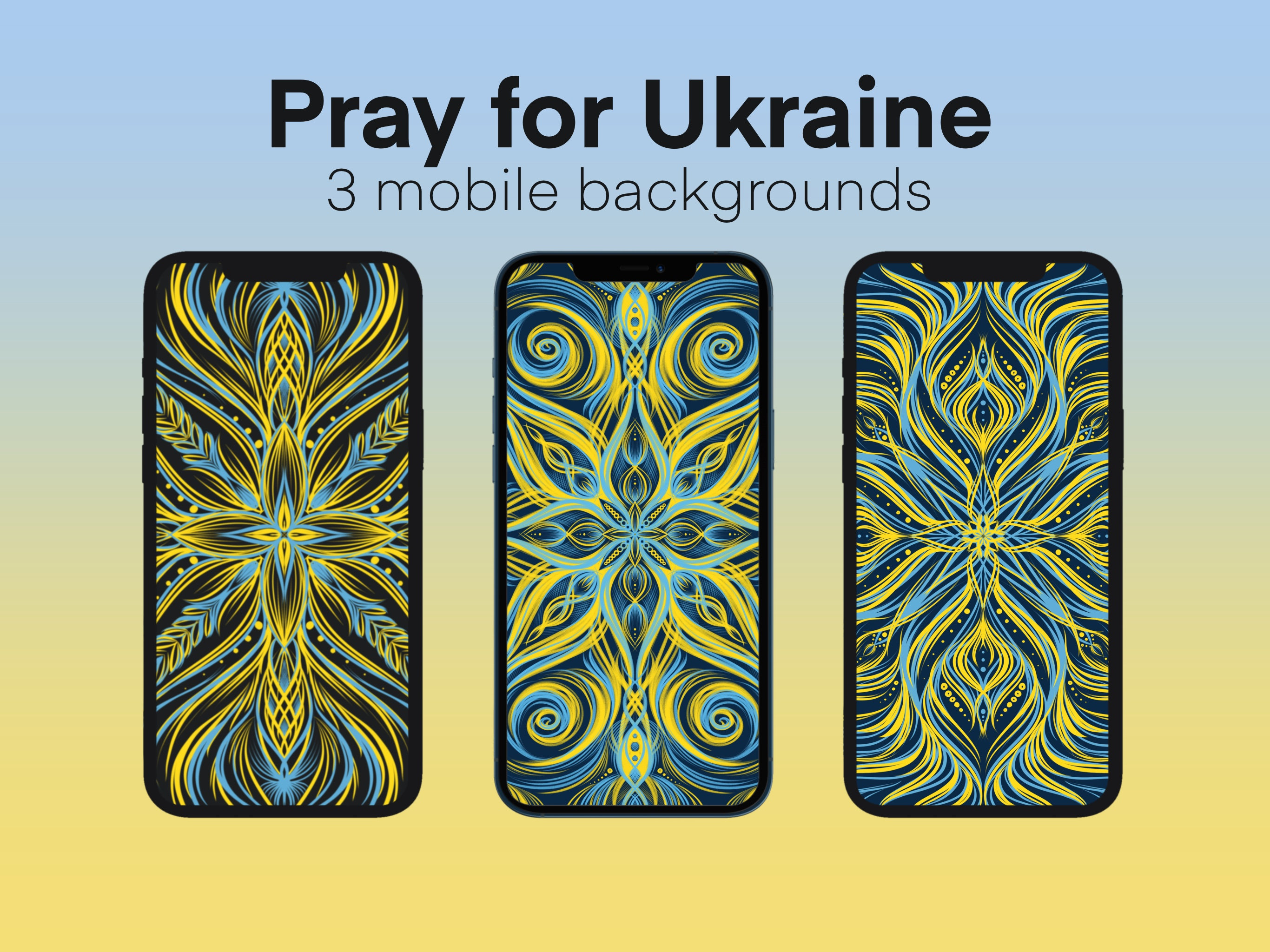 Đất nước Ukraina đang gặp khó khăn, tuy nhiên với sự ủng hộ và cầu nguyện của chúng ta, chúng ta tin rằng mọi điều sẽ sớm được cải thiện. Hãy cảm nhận được sự yêu thương và hy vọng qua hình nền iPhone với thông điệp “Pray for Ukraine” này.