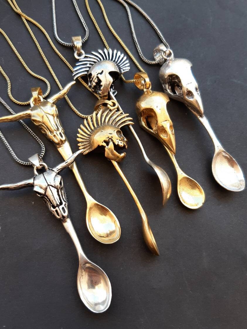 Mini Spoon Keychain Mini Shovel Spoons Set, 5pc Metal Small Spoons