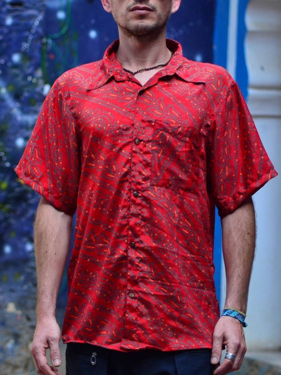 70s silk shirt Clearance