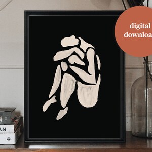 PAINTED 002 (Natisse Cutouts) - DIGITAL DOWNLOAD painted cutout art print - Fiorani Creative