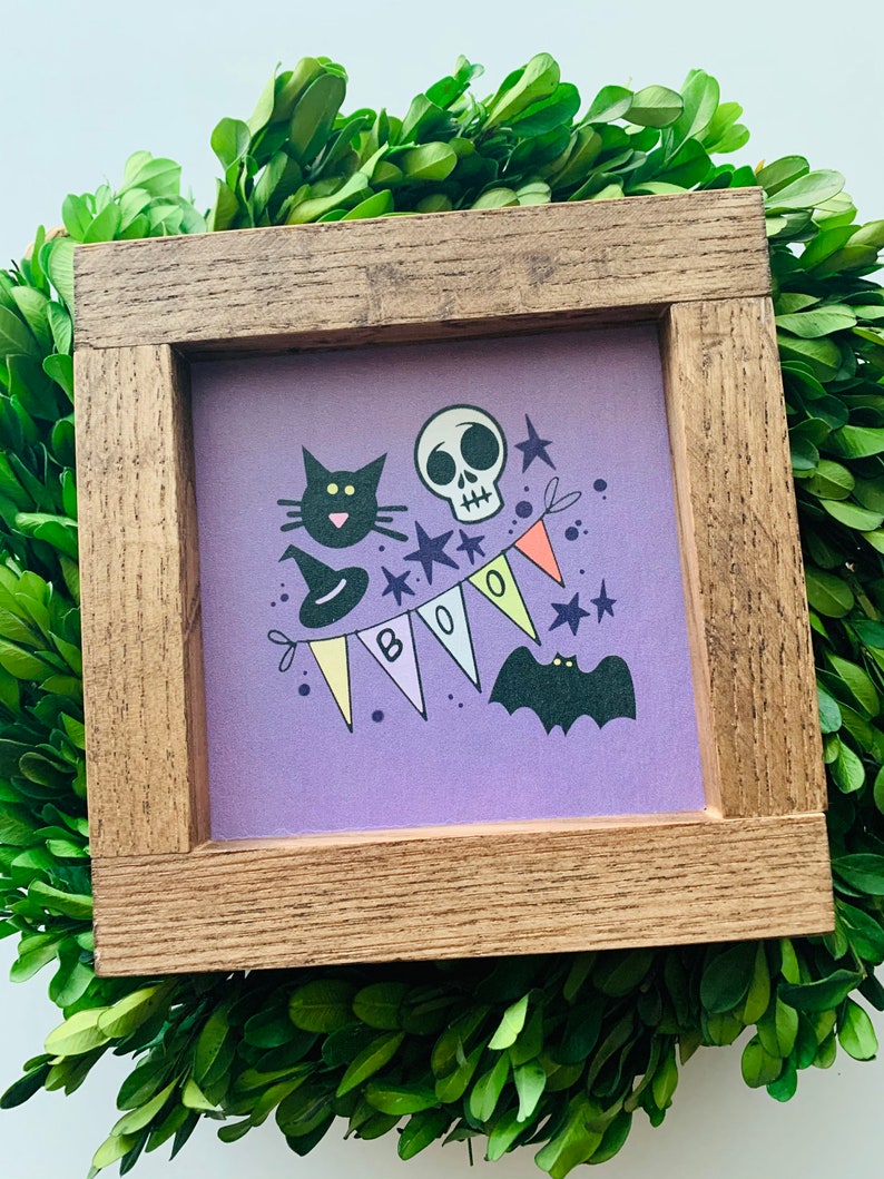 Boo Tile, Halloween decor, interchangeable tiles, interchangeable decor, Happy Tiles, image 2