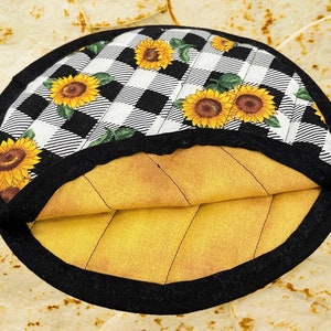 Gift / Microwave Tortilla Warmer / Hot Pad / Handmade / Novelty Prints