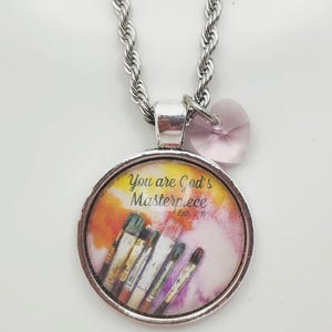 You are God's Masterpiece / Ephesians 2:10 / Artist / The Potter/ Purple Heart