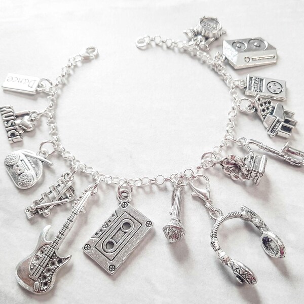 Music Notation Pendant Bracelet Love Bracelets Party Friendship Gifts 10PCS30pcs-B006