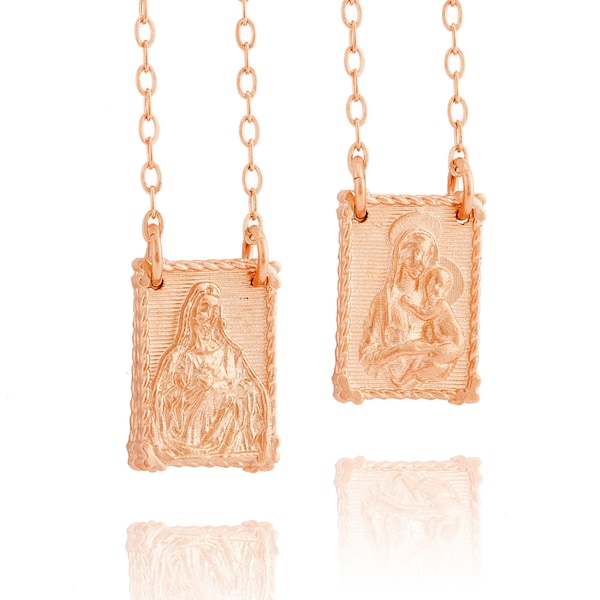 Silver 925 Small Scapular