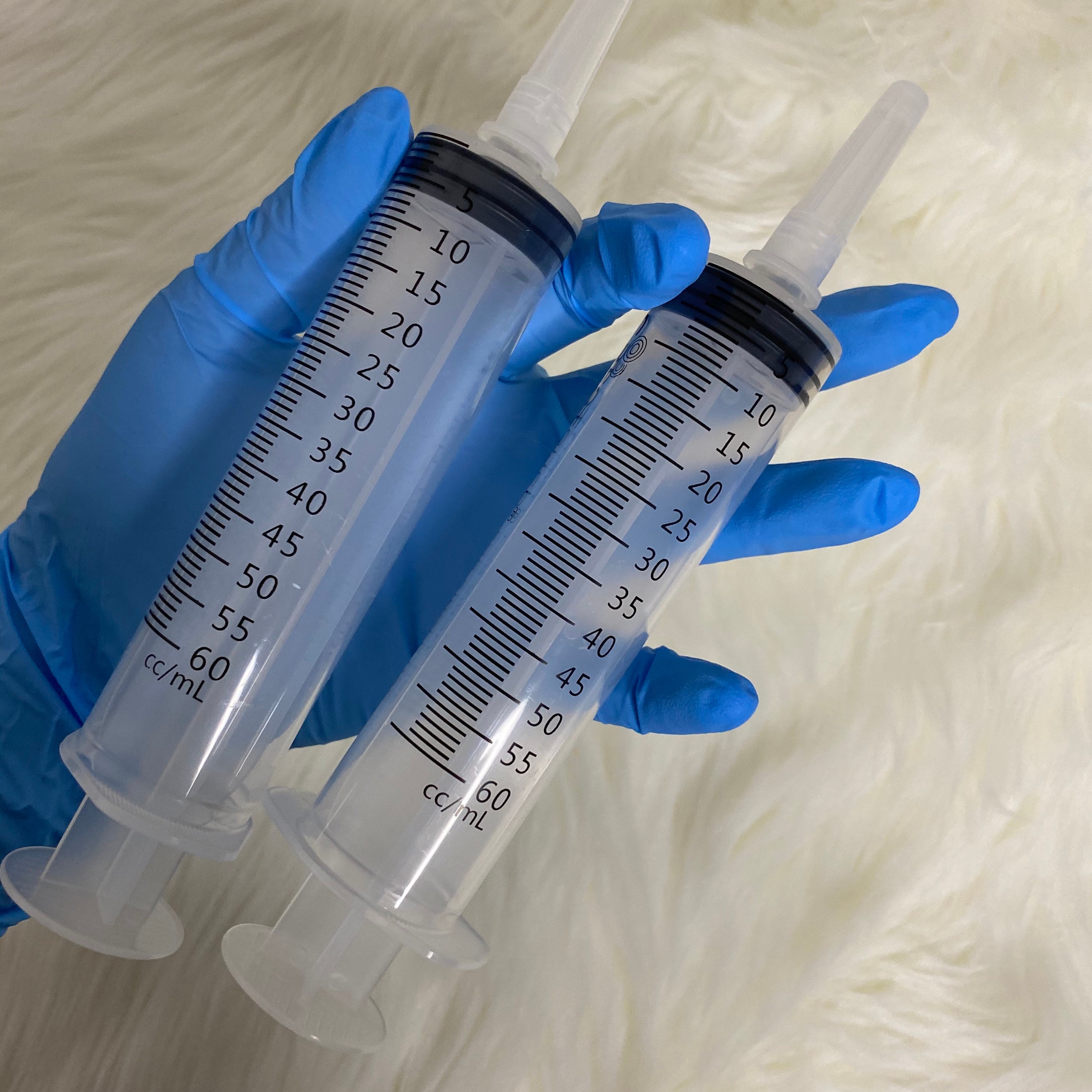 5 10 15 PCS 60ml Syringe With Cover Perfect for Lipgloss Etsy