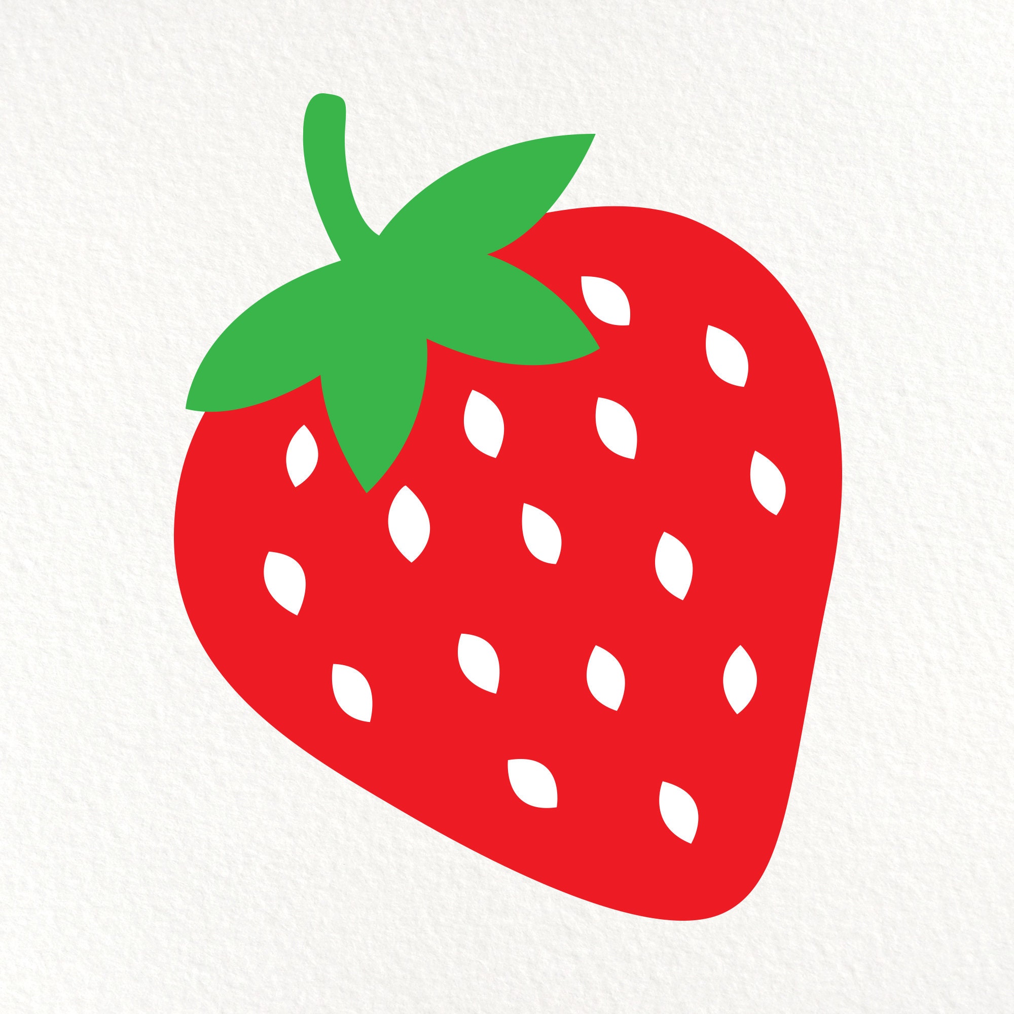 Strawberry svg eps png dxf cricut silhouette cut file 10 | Etsy