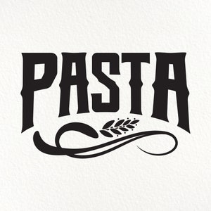 Pasta Decorative Label. Instant download svg, png, eps, jpg.