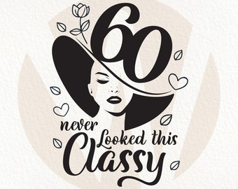 60 SVG con una celebración de cumpleaños nunca antes vista (descarga digital)