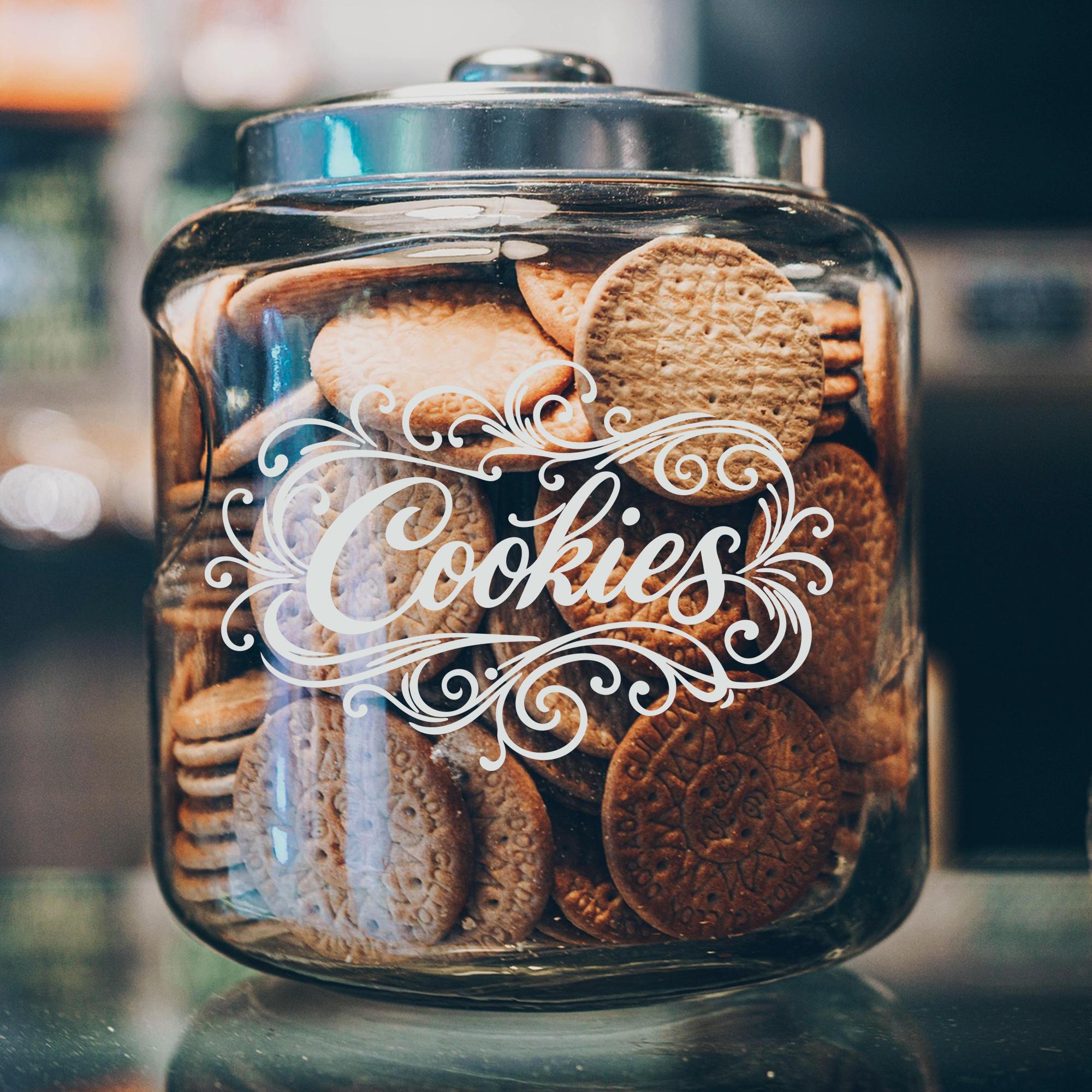 Cookies Decorative Label. Instant Download Svg, Png, Dxf, Pdf, Jpg. - Etsy