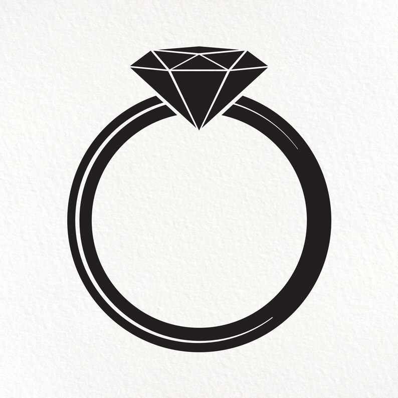 Free Free 168 Silhouette Wedding Ring Svg SVG PNG EPS DXF File