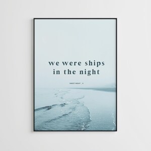 Bts Sweet Night Lyrics Bts V K Pop Poster Kpop Print Etsy
